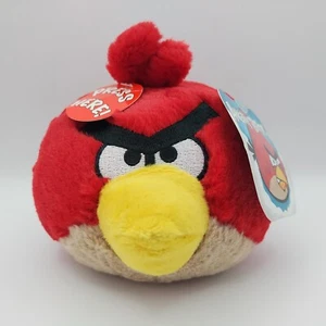 Red Bird Angry Birds 4" Plush 2010 Commonwealth No Sound - Picture 1 of 7