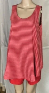 Mothercare Maternity Women's Top with Lady in Waiting Vintage Shorts Size 12 Red - Picture 1 of 7