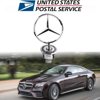 FitFor Mercedes-Benz Front Hood Star Emblem C230 C280 CLK320 E300 E320 E500 S430 Foto 1 de 4