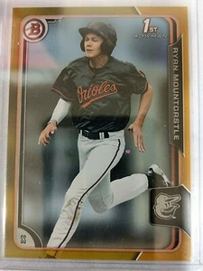 /50 Ryan Mountcastle Orioles 2015 Bowman Draft Picks Gold Border RC Rookie SP - Picture 1 of 2
