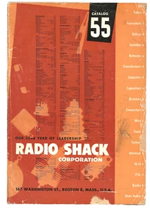 1955 Radio Shack Catalog 55 - Vintage Electronics - Tubes & Radios - Components - Picture 1 of 6