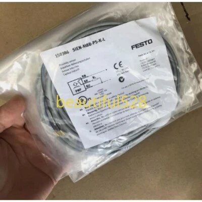 New One Festo SIEN-M8B-PS-K-L 150386 Proximity Sensor Free Shipping - Image 1 of 2