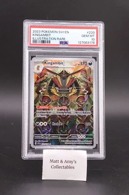 PSA 10 Kingambit 220/198 SV01: Base Set Holo 2023 Illustration Rare - Image 1 of 2