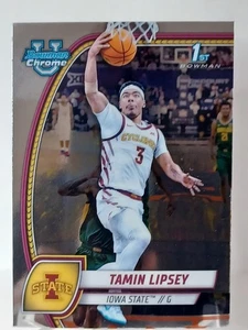 Tamin Lipsey 2024-25 Bowman University Chrome #66-RM74 - Picture 1 of 2