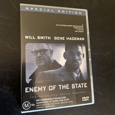 Enemigo del Estado (1998, DVD, Región 4, en muy buen estado) Foto 1 de 3