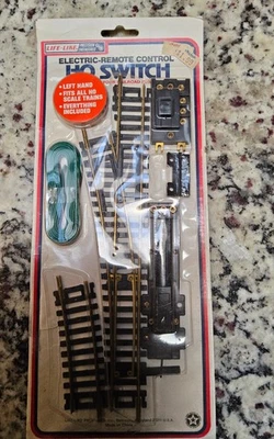 Life-Like HO interruptor de mão esquerda controle remoto elétrico nº 8605 novo estoque antigo - Imagem 1 de 2