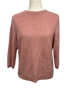 Talbots XLP XL Petite Damen Kaschmir Pullover Rosa 3/4 Arm - Bild 1 von 10