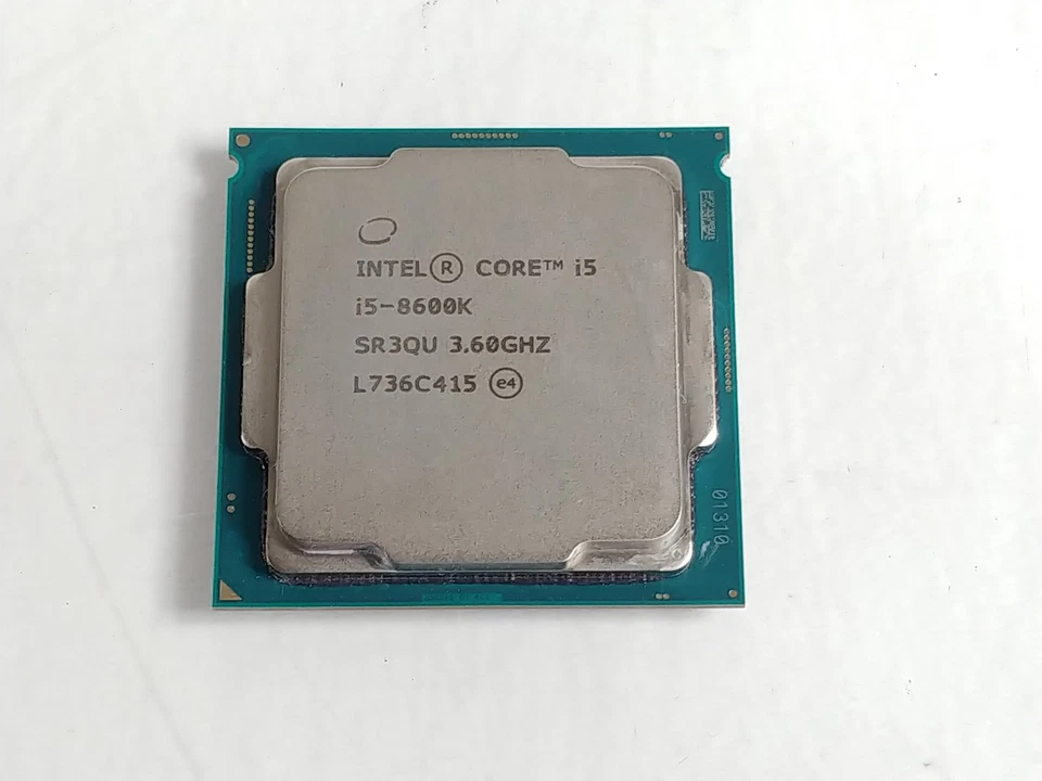 Intel Core i5-8600K 3.60 GHz LGA 1151 Desktop CPU Processor SR3QU - Image 1 of 3