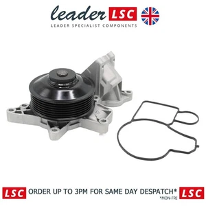 Water Pump and Gasket BMW 5 Series F11 2010 to 2017 11518516435 NEW - Picture 1 of 12