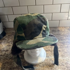 "P Products" Camouflage Jagdmütze Trapper Winter Ohrenklappe Thinsulate Hergestellt in den USA - Bild 1 von 11
