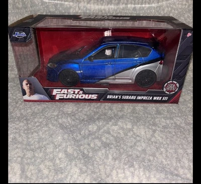 Jada Fast & Furious: BRIAN'S SUBARU IMPREZA WRX STI Die Cast 1:24 Scale - #99514 - Image 1 of 4
