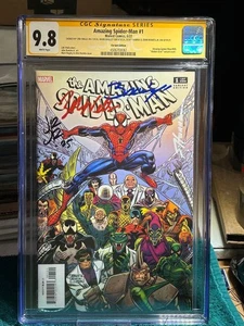 Amazing Spider-Man #1 Gema Oculta 1:100 CGC9.8 SSx4 Pozos, Bagely, Romita & Hanna - Imagen 1 de 4
