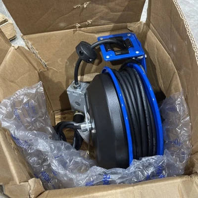 COXREELS PC13-5012-F Cord Reel,50ft,12 AWG,GFCI,120VAC 46V015 New - Image 1 of 4