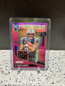 2024 Panini Prizm - Premier Jerseys Ja'Tavion Sanders #PJ-JTS Pink Prizm... - Picture 1 of 2