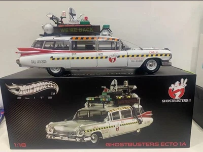 Hot Wheels Ghostbusters Ecto 1A 1/18 Diecast Car - Image 1 of 4