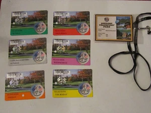 2001 34TH RYDER CUP GOLF TOURNAMENT TICKETS & PASSES COLLECTION B TUB C - Picture 1 of 5