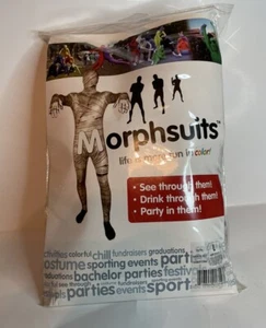 Morphsuit Mummy Skinsuit Halloween Costume Large New - Picture 1 of 9