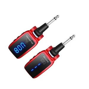 Wireless Guitar System Rechargeable UHF Wireless Guitar Transmitter Receiver - Picture 1 of 10