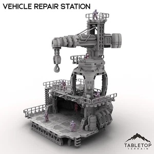 Estación de reparación de vehículos - Mesa de Wargaming gótica Grimdark - Imagen 1 de 10
