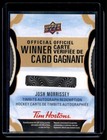 Josh Morrissey 2023-24 UD Tim Horton Timbits Auto Redemption Card (YvPi)
