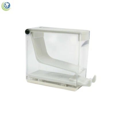 Dental Cotton Roll Dispenser Holder Organizer Convenient Press Type White - Image 1 of 4