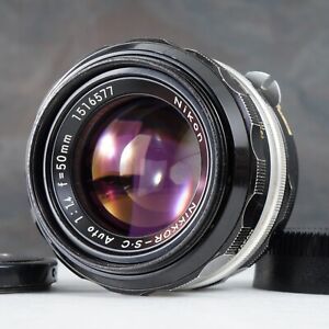 :Nikon Nikkor-SC Auto 50mm f/1.4 Ai-Converted Manual Focus Prime Lens (6577)