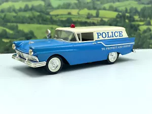1:24 Liberty Classics 1957 Ford Police Courier Sedan Delevery Car Bank #58005 - Picture 1 of 5