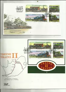 Bophuthatswana . 18/ 6 / 1993 . Trains II . First Day Covers. - Picture 1 of 1