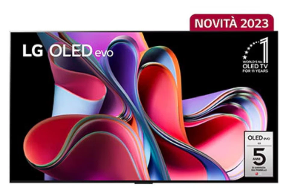 TV LG 77" OLED77G36LA OLED 4K UHD α9 GEN 6 SMART WIFI HDR10 USB HDMI NO 8K NO 3D - Immagine 1 di 4