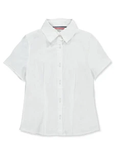 French Toast Girls' Button-Down Blouse - white, 4 - Picture 1 of 1