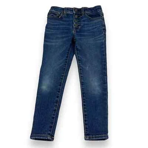 GAP Jeans Kids 7 Jegging Ankle High Rise Button Fly - Picture 1 of 13