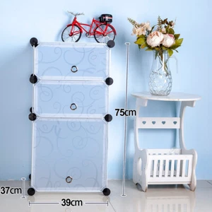 Bedside Table Cabinet Nightstand Lamp Side Unit Chest Organizer AU - Picture 1 of 6