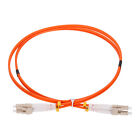 1 Meter 3.2Ft Faser Aufnäher Kabel Multimode Duplex LC-LC OM2 LSZH Orange 1Stk