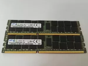 Samsung 32GB 2X16GB DDR3 1600MHz PC3-12800R Server Memory Ram ECC Registered - Picture 1 of 1