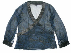 Blusen TCM Elegante Damen Wickeltunika Transparent in Crinkle Optik Gr.40 # 77 - Bild 1 von 8