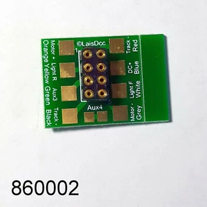 Platine pour loco non équipé digital pour decodeur 8 pin NEM 652 LaisDcc 860002 - Bild 1 von 6