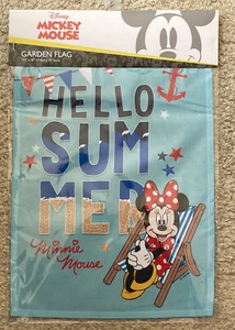 Disney Hello Summer Garden Flag New In The Package Minnie - Picture 1 of 2