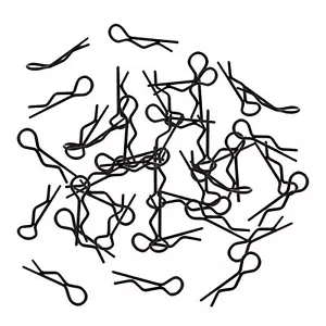 50 Pieces Body Bent Springy R Replacement /10,1/12,1/16 Scale RC - Picture 1 of 11