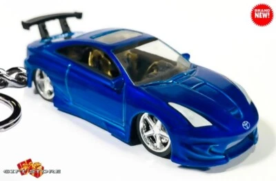 🎁🎄🎅VERY RARE 🆕 KEYCHAIN BLUE TOYOTA CELICA GTS CUSTOM Ltd ❤️GREAT GIFT❤️🎄🎁 - Image 1 of 4