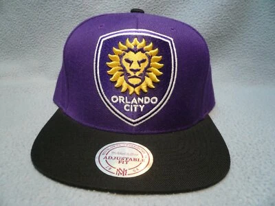 Mitchell & Ness Orlando City Soccer Club 2-Tone BRAND NEW Snapback cap hat Lions - Image 1 of 4