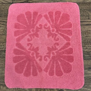 Vtg Fieldcrest Imperial Sea Shell Collection Face Washcloth Rich Pink USA - Picture 1 of 11