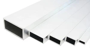 Aluminium Rechteckrohr Alu Profilrohr Walzblank Vierkantrohr Stange Aluprofil - Bild 1 von 2