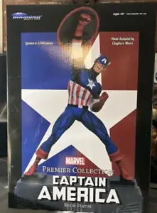 Diamond Select Toys Marvel Premier Collection: Captain America Resin Statue~ NEW - Picture 1 of 2