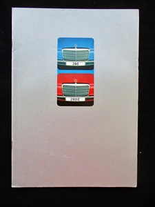 Mercedes W114 /8 280 280E 36S A4 06/73 Deutsch Prospekt Brochure 589 2 - Bild 1 von 11