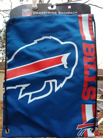NFL BUFFALO BILLS DRAWSTRING BACKPACK LAUNDRY BAG CAMP BEACH Cover