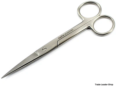 Dressing Scissors straight tip 15 cm surgical operation OP - Image 1 of 3