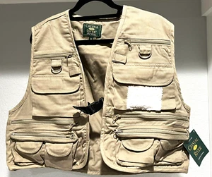 NEW Crystal River Utility Fishing Vest "Shorty" 17 Pocket Outdoor Men's Medium - Picture 1 of 2