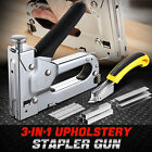3-In-1 Heavy Duty Tacker Staple Gun Wood Craft Upholstery Stapler+4000 Staples