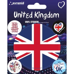 Vinyl Sticker / Aufkleber-Set United Kingdom - Flag 1x7,5cm 4x2cm NEU PS7551 - Picture 1 of 1