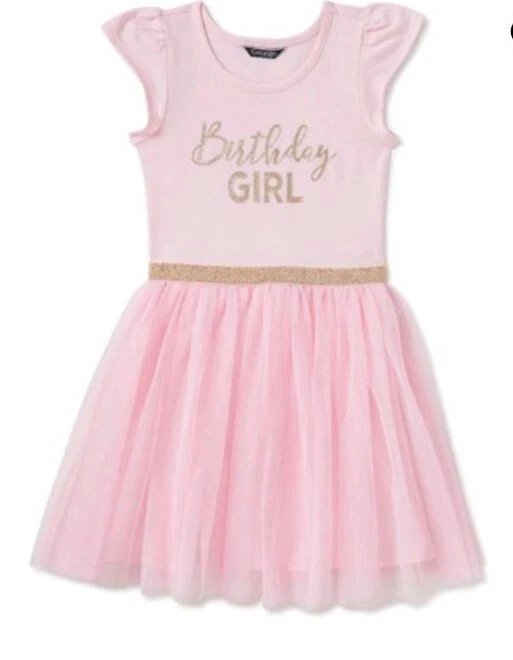 Vestido tutu manga flutter George para meninas pequenas - Imagem 1 de 4